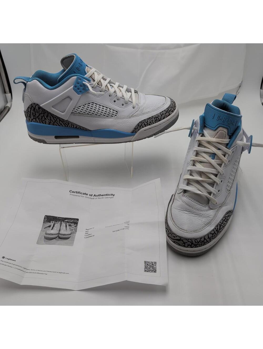 Nike Air Jordan Spizike Low Shoes Men's size 11 UNC Elephant Print FQ1759-141